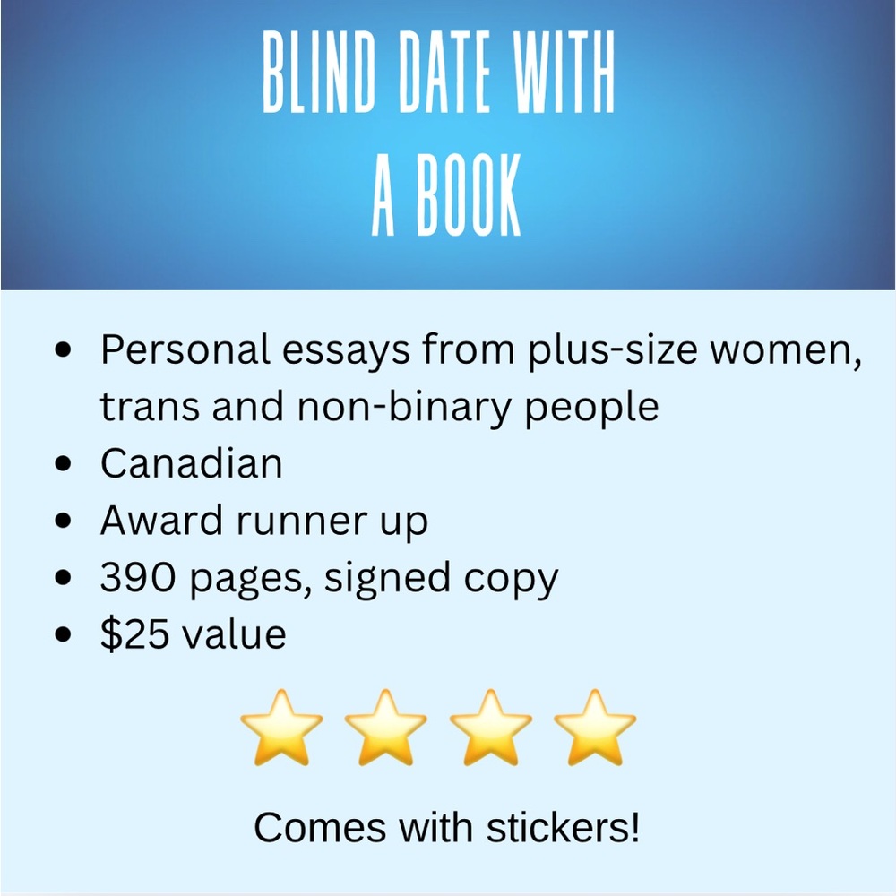 Blind Date With a Book - personal essays, own voices